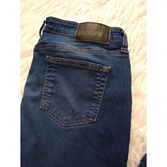 Rebel Society Mens Stretch Skinny Jeans 34x 32 Medium Wash Denim - Picture 11 of 11